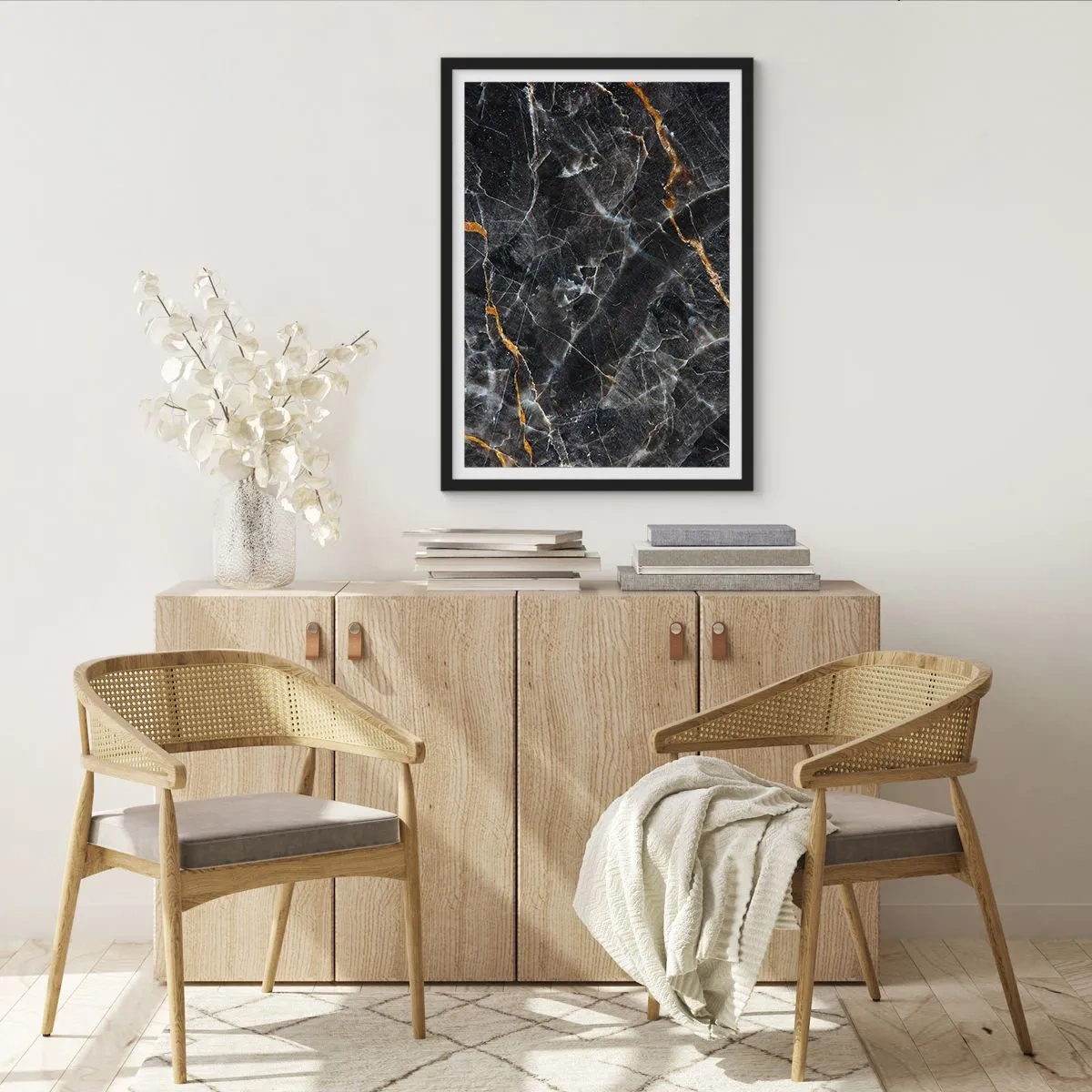 Plakát v černém rámu - Vnitřní život kamene - 61x91 cm