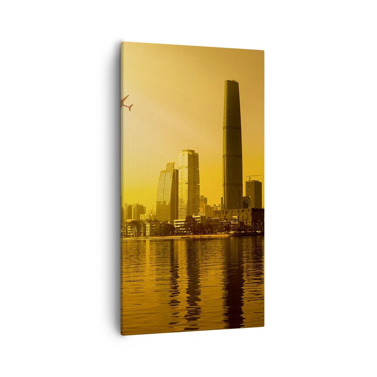 Obraz na plátně - Zlaté město - 55x100 cm