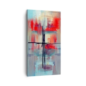 Obraz na plátně - Krajina v neznámé dimenzi - 45x80 cm