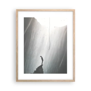 Plakát v rámu světlý dub - Vždycky máte na výběr - 40x50 cm