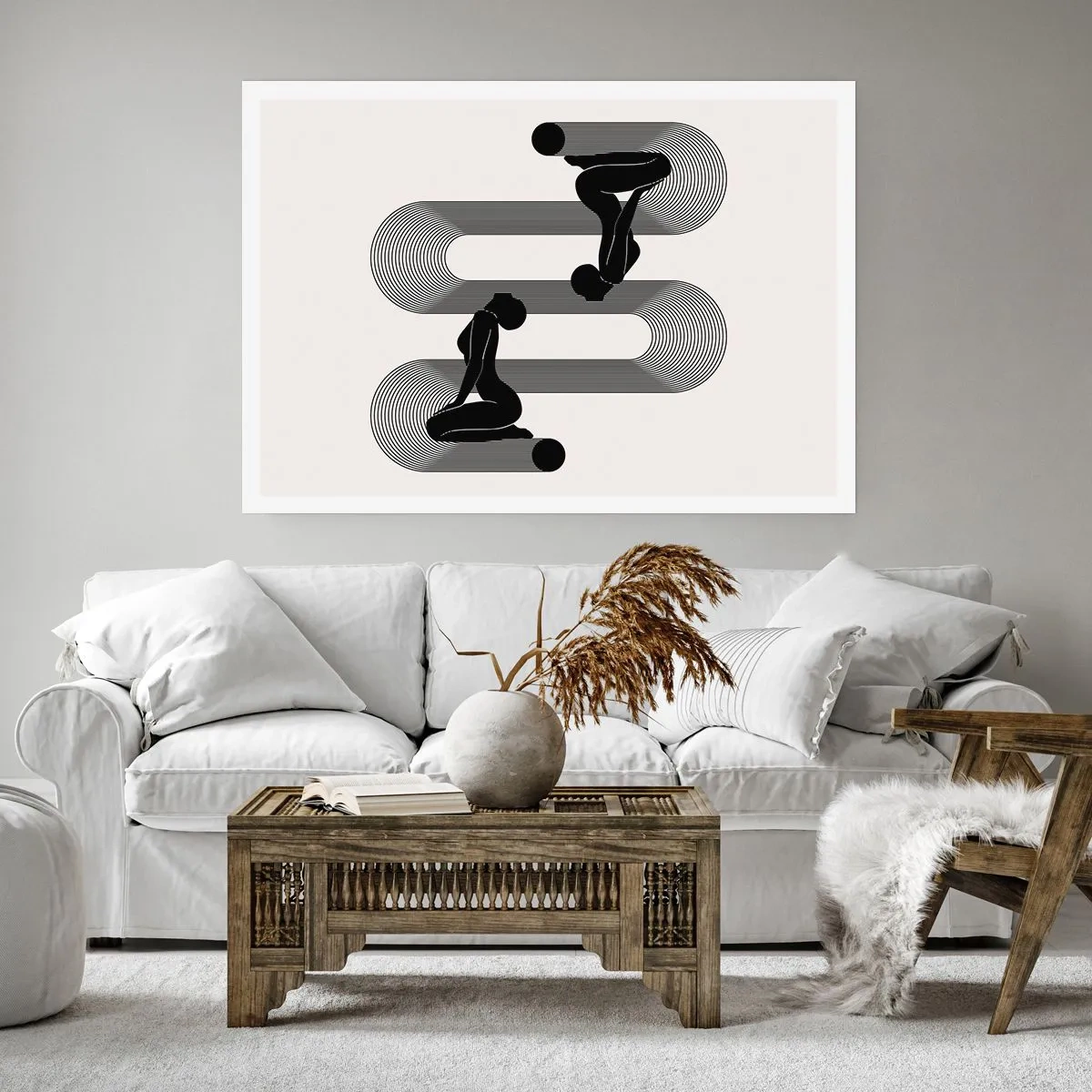 Plakát - Smyslná symetrie - 70x50 cm