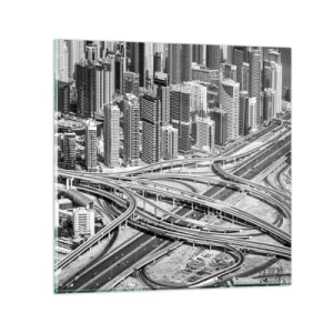Obraz na skle - Dubaj – nemožné město - 60x60 cm