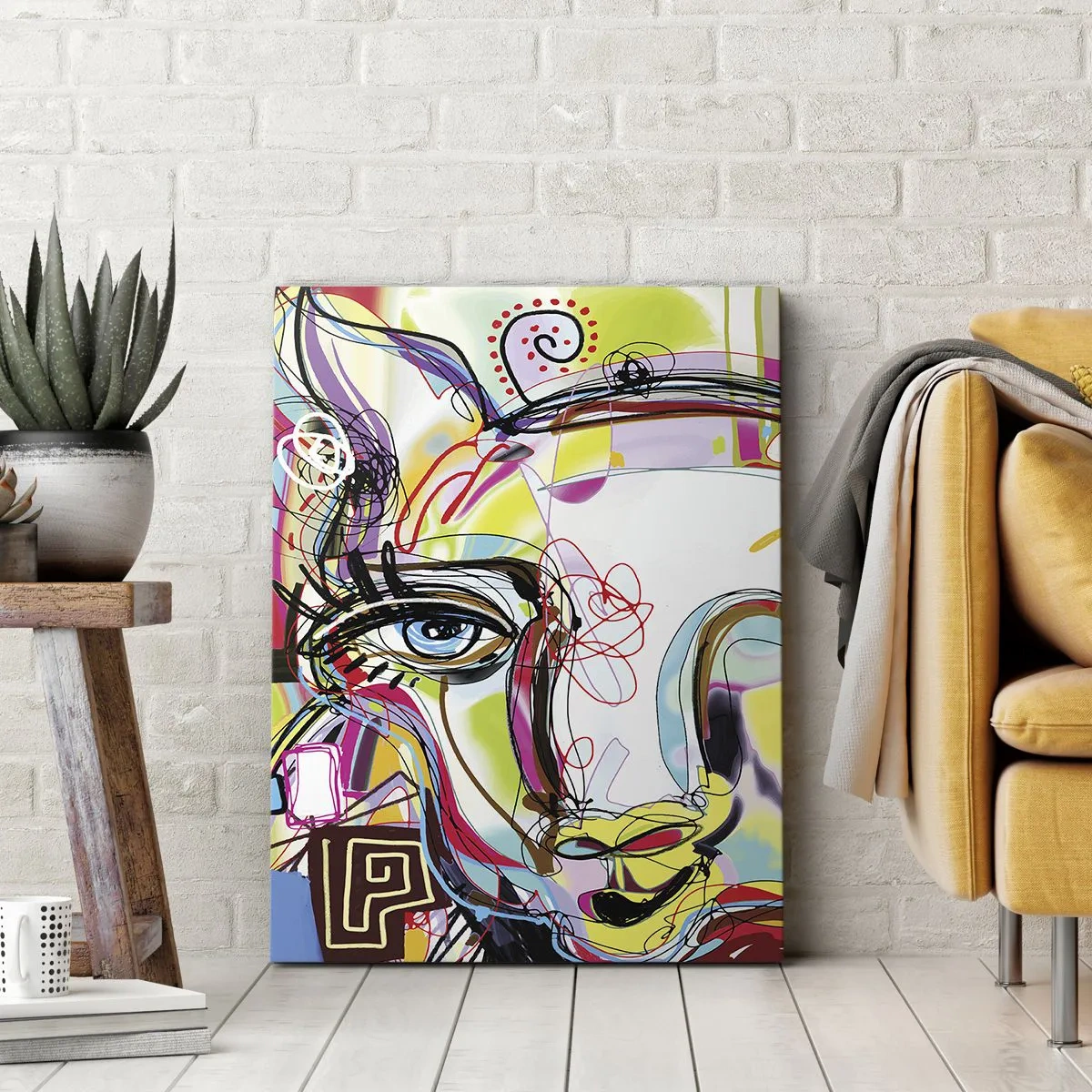 Obraz na plátně - Bohatství kočičí krásy - 45x80 cm