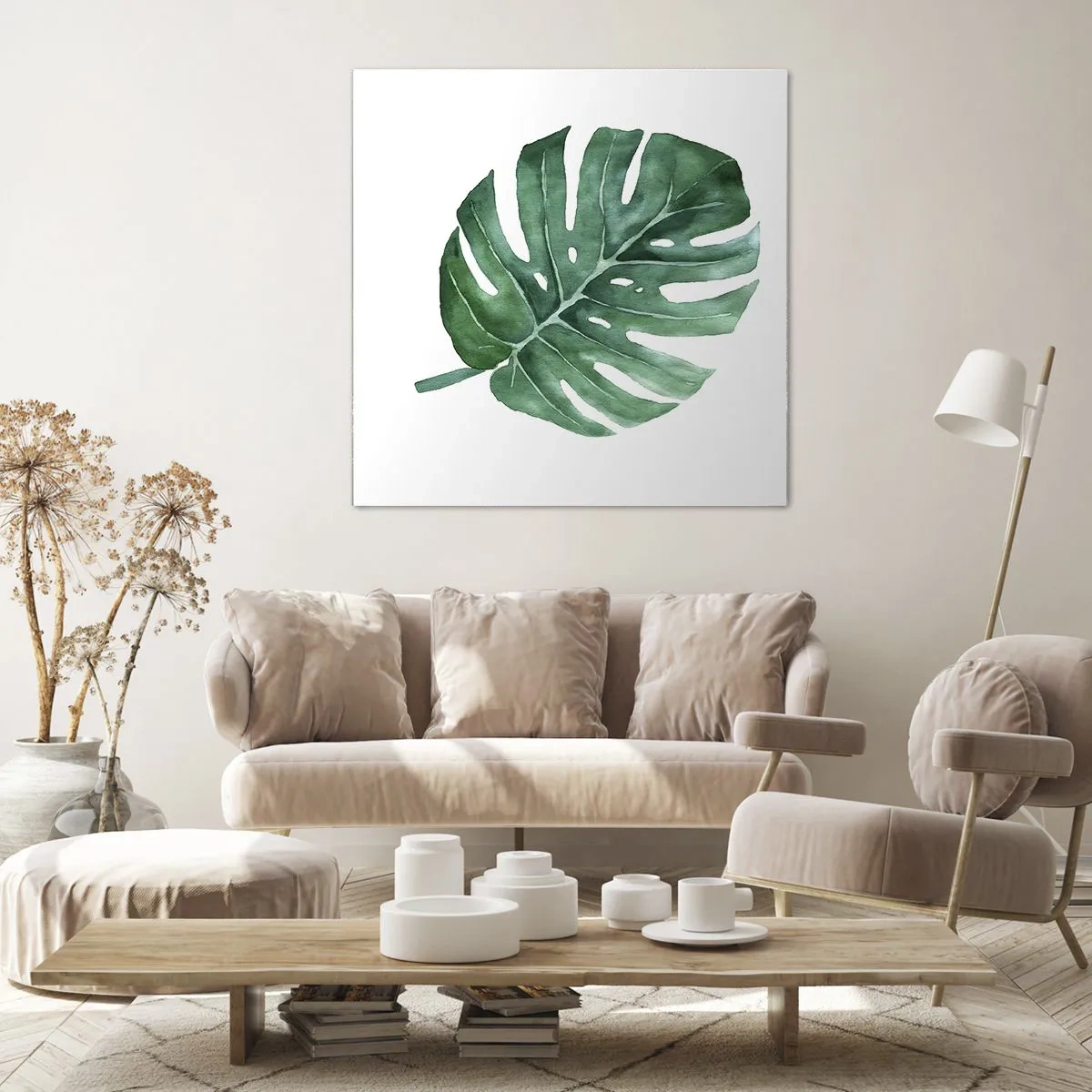 Obraz na plátně - Zelený koncept - 40x40 cm