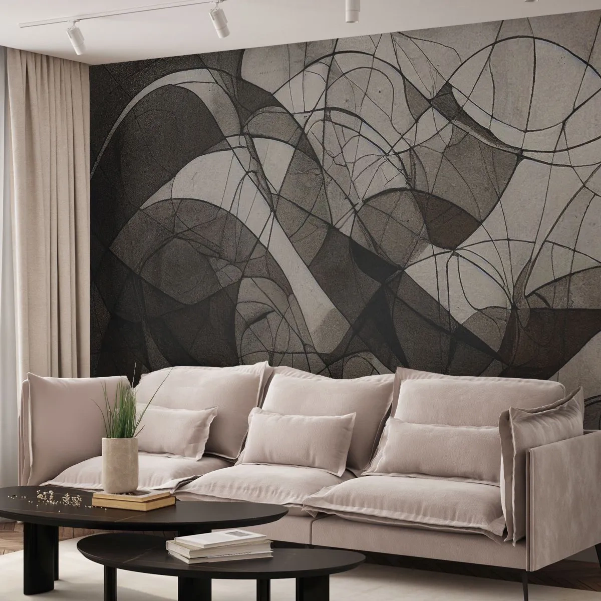 Fototapeta Premium Canvas - Oběh barev Země - Kus, Moderní, Pastelka - 250x175 cm