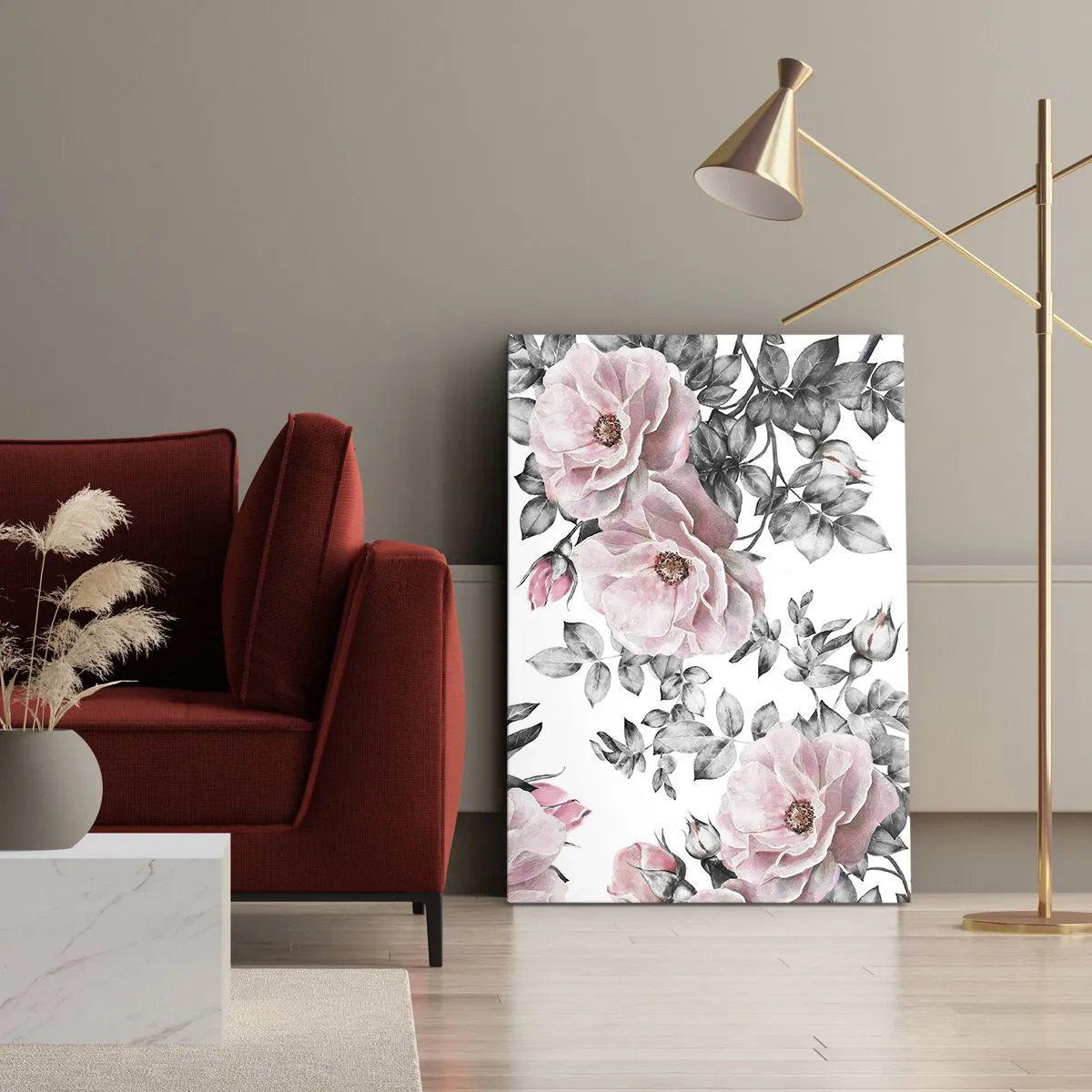 Obraz na plátně - Ztratit se v květinách růží - 50x70 cm