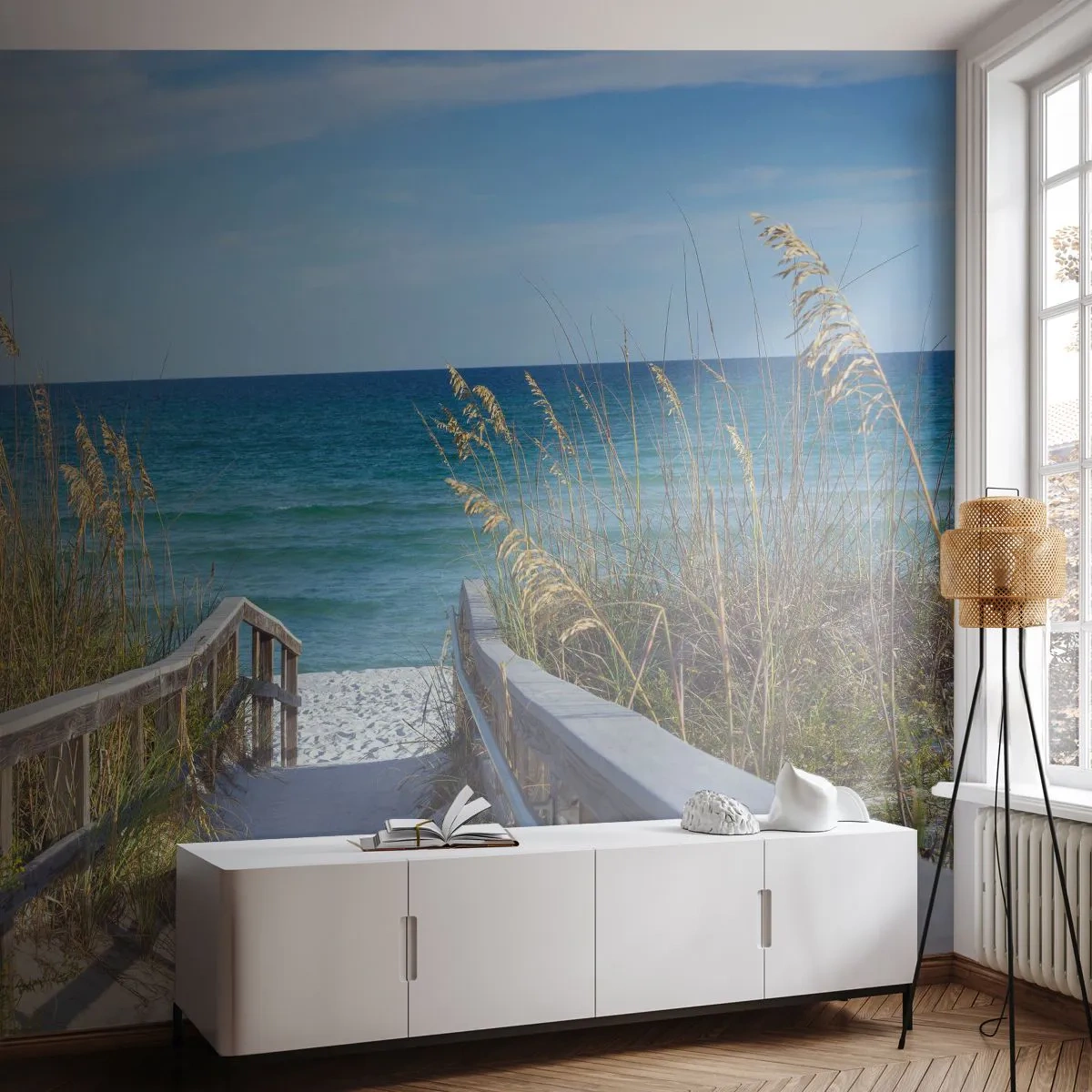 Fototapeta Standard Eco - Na slunci, ve větru - Krajina, Mořská duna, Moře - 350x256 cm