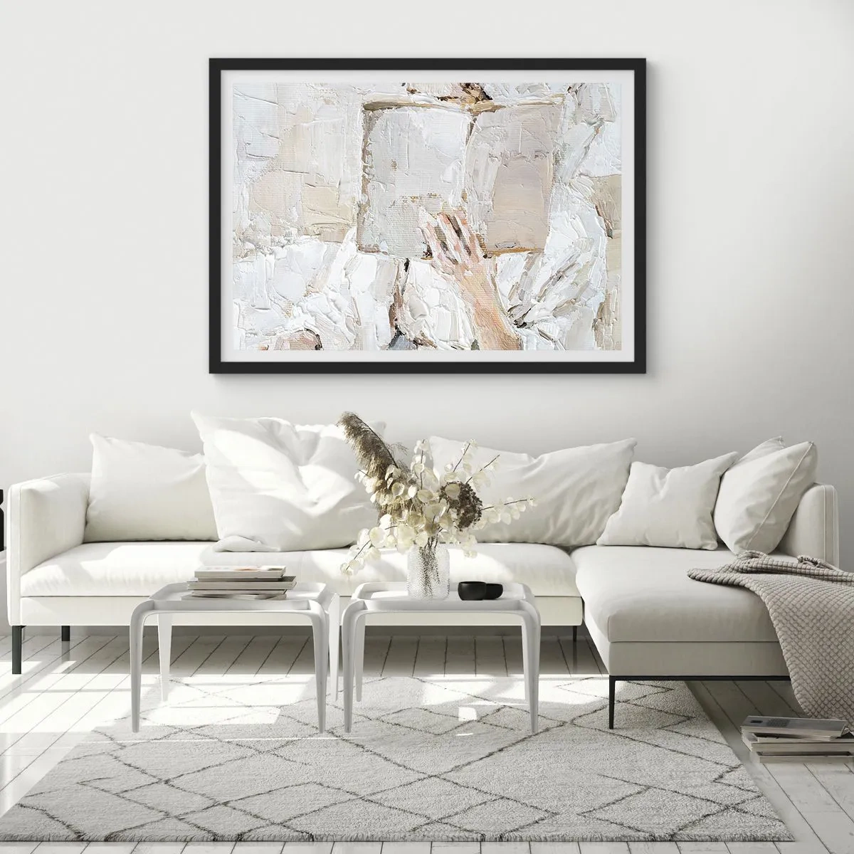 Plakát v černém rámu - V jiném světě - 70x50 cm