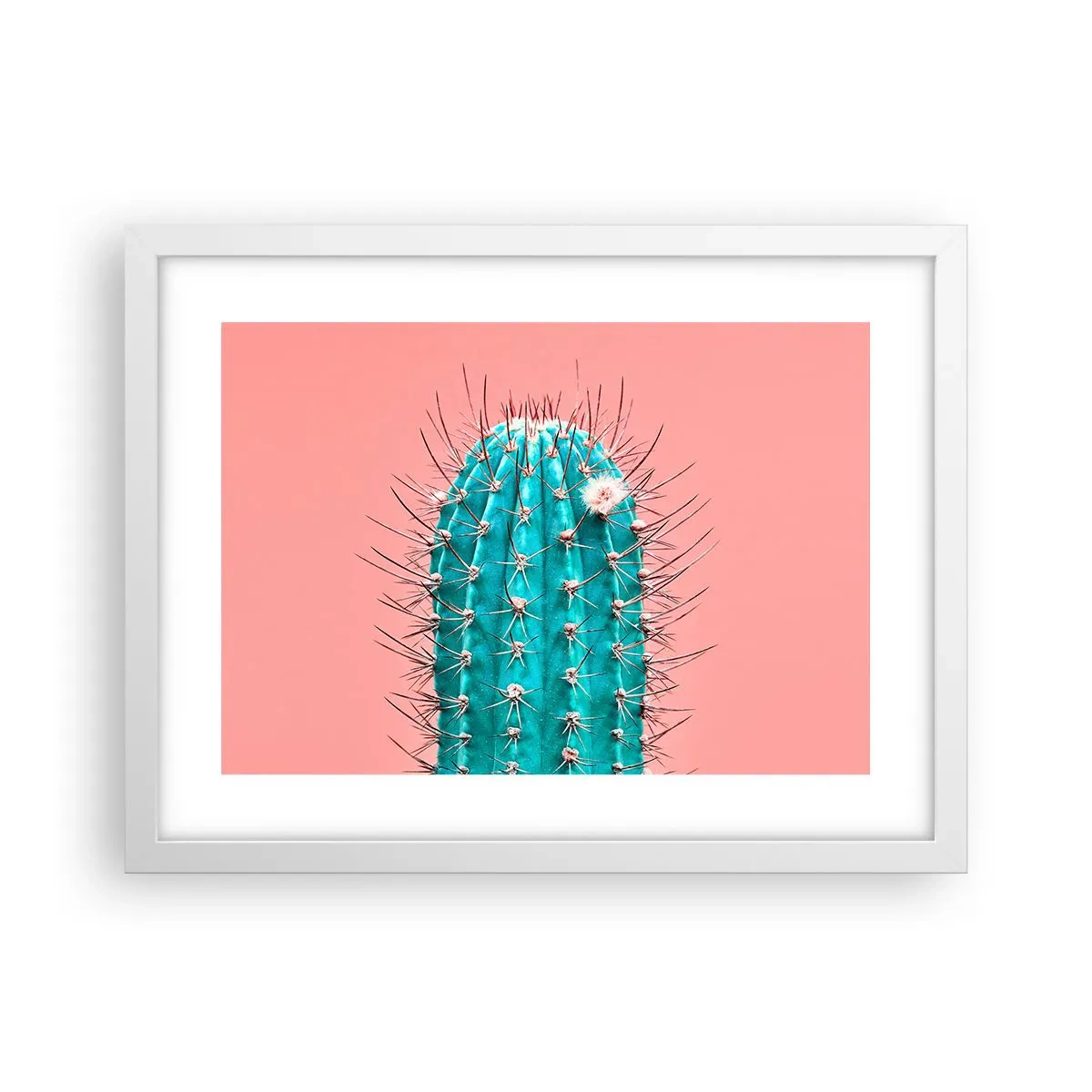 Plakát v bílém rámu - Jen koukej - 40x30 cm