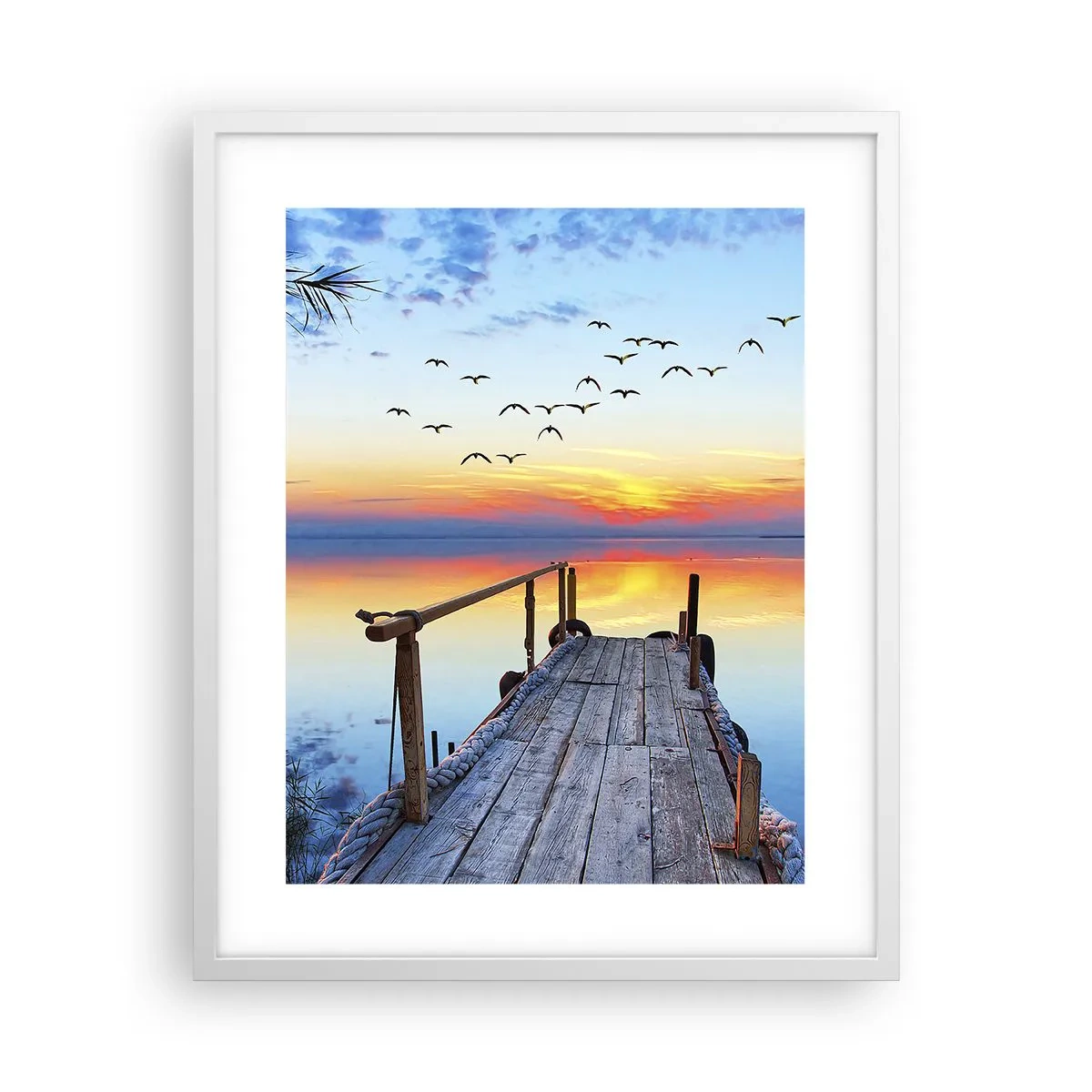 Plakát v bílém rámu - Je čas vrátit se… - 40x50 cm