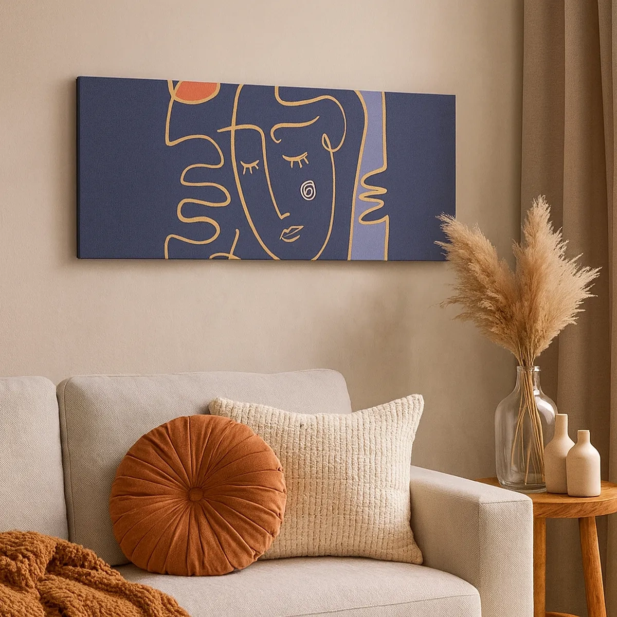 Obraz na plátně - V zádumčivosti - 30x30 cm