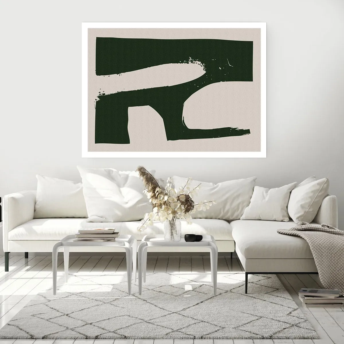 Plakát - Zálivy v bílem - 100x70 cm