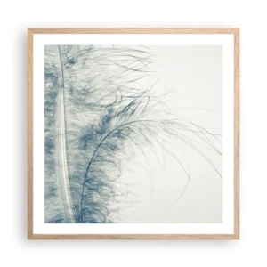 Plakát v rámu světlý dub - Šepot přírody - 60x60 cm