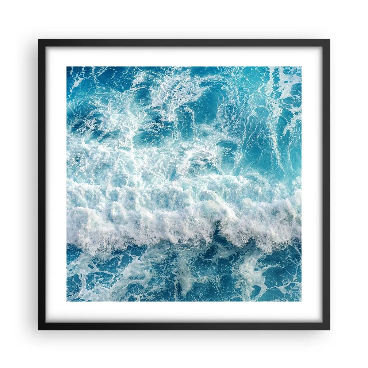 Plakát v černém rámu - Radostně a skákavě - 50x50 cm