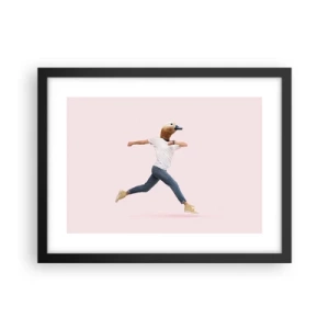 Plakát v černém rámu - Špetka absurdity - 40x30 cm