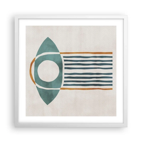 Plakát v bílém rámu - Znaky a rituály - 50x50 cm