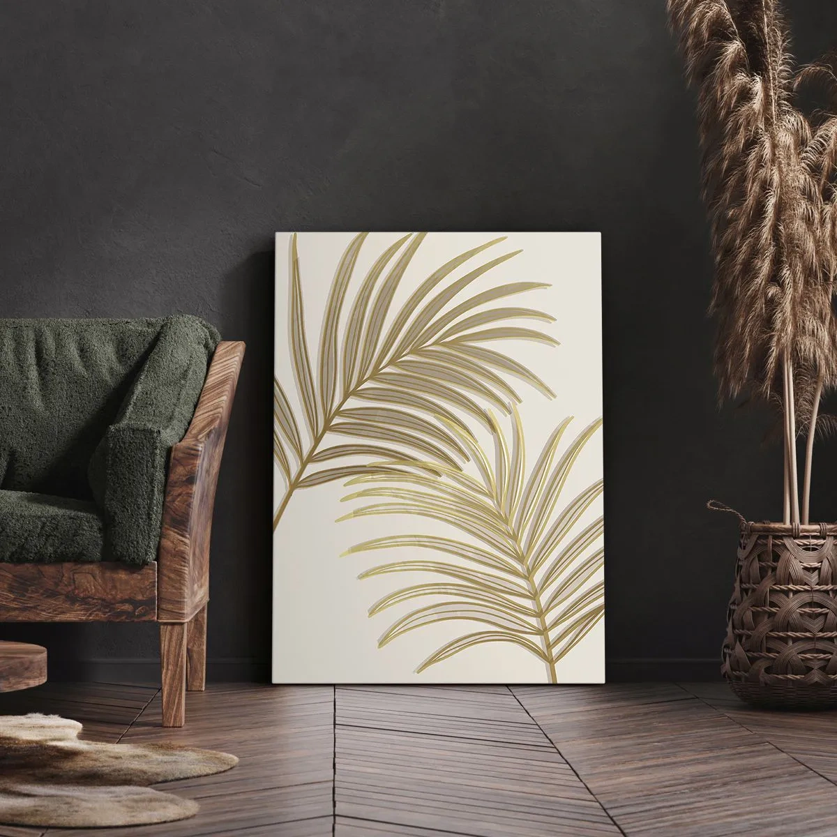Obraz na plátně - Zlatá palma! - 50x70 cm