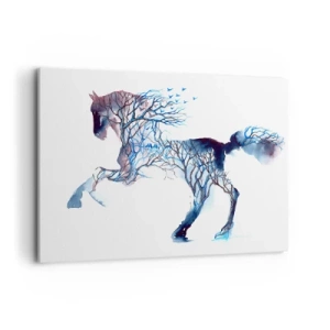 Obraz na plátně - Jakoby se les pohnul - 100x70 cm