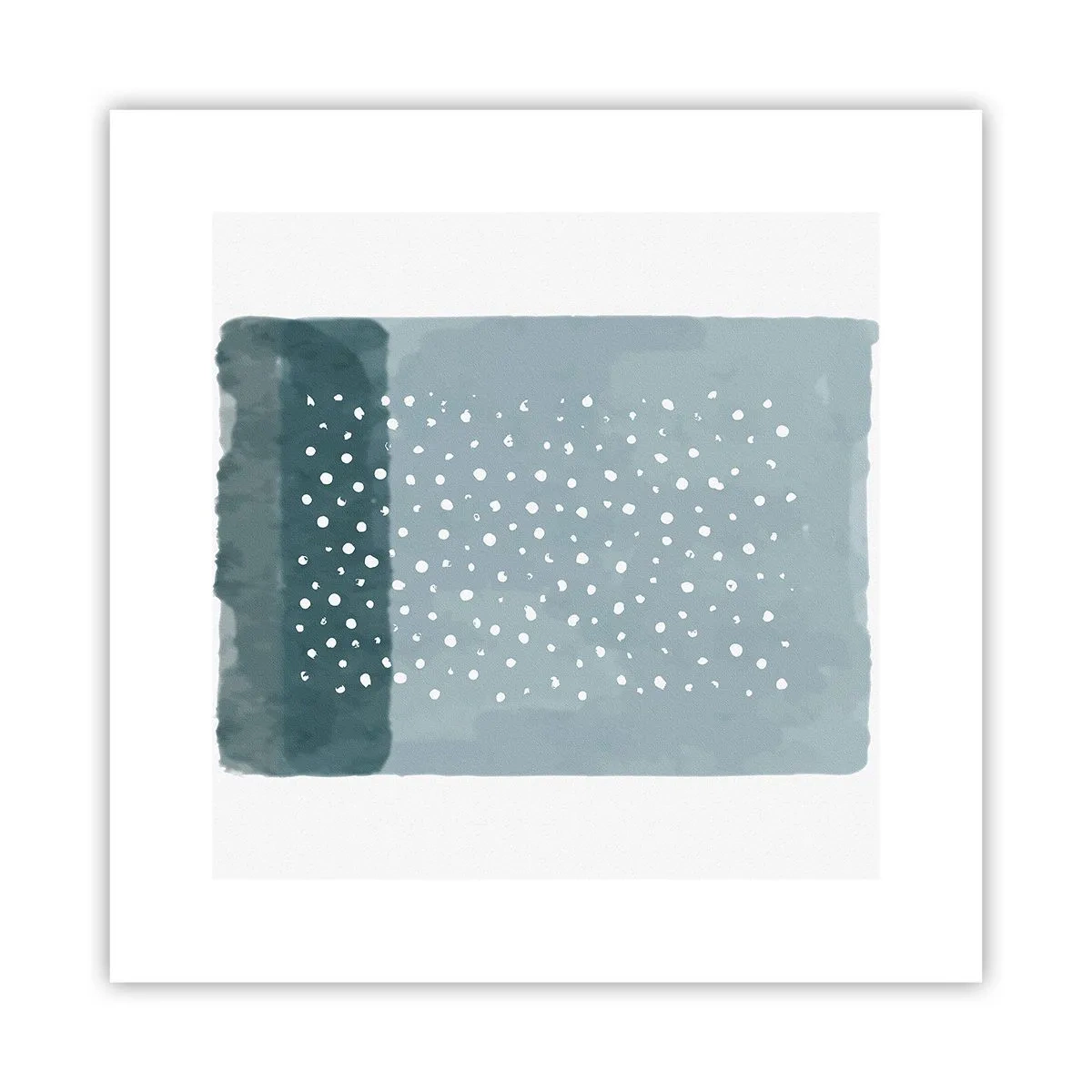 Plakát - Pěstováno na modři - 30x30 cm