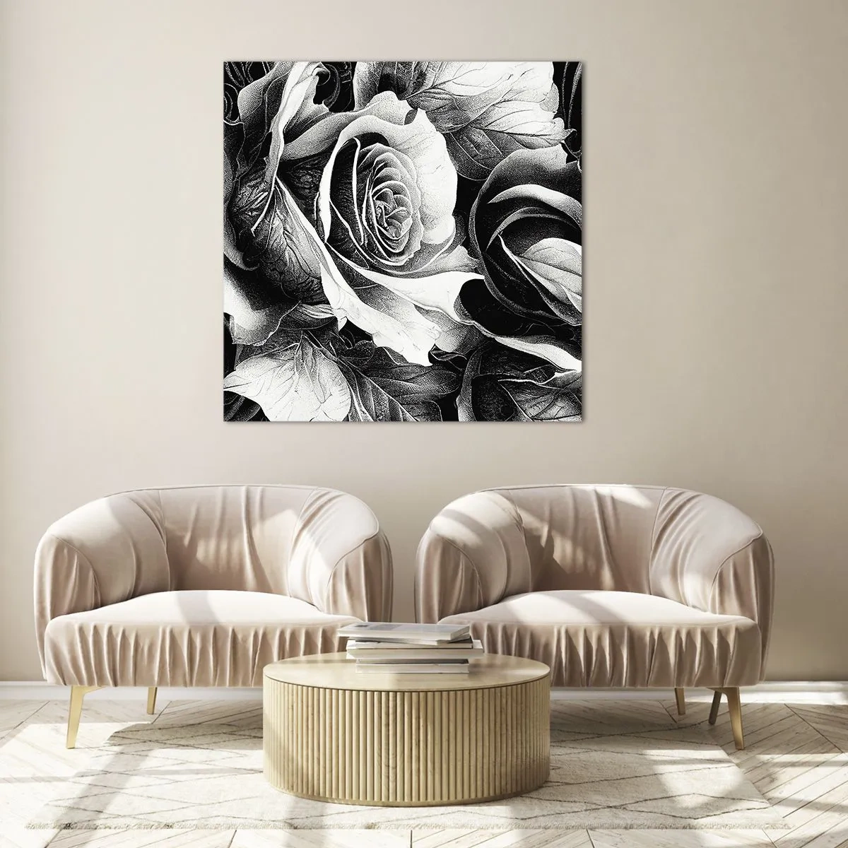 Obraz na skle - Vždy královnou - 70x70 cm