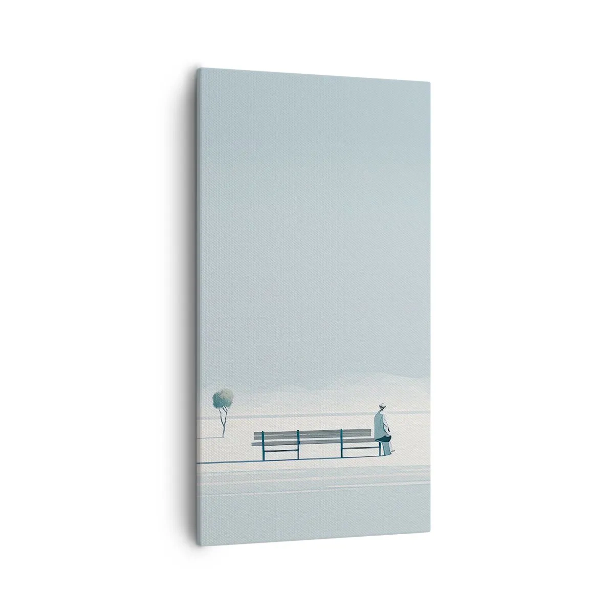 Obraz na plátně - Ano, čekám. - 55x100 cm