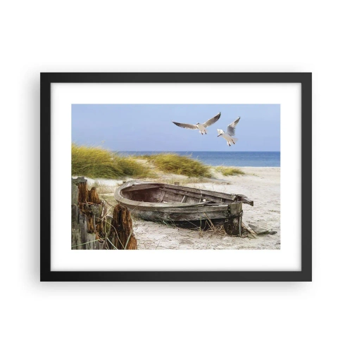 Plakát v černém rámu - Větrem ozářené - 40x30 cm