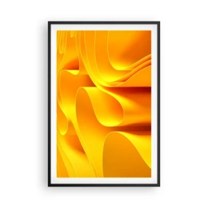 Plakát v černém rámu - Jako sluneční vlny - 61x91 cm