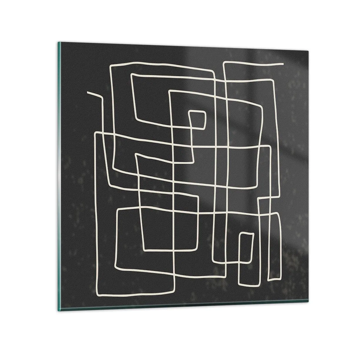 Obraz na skle - Není to tak jednoduché - 70x70 cm
