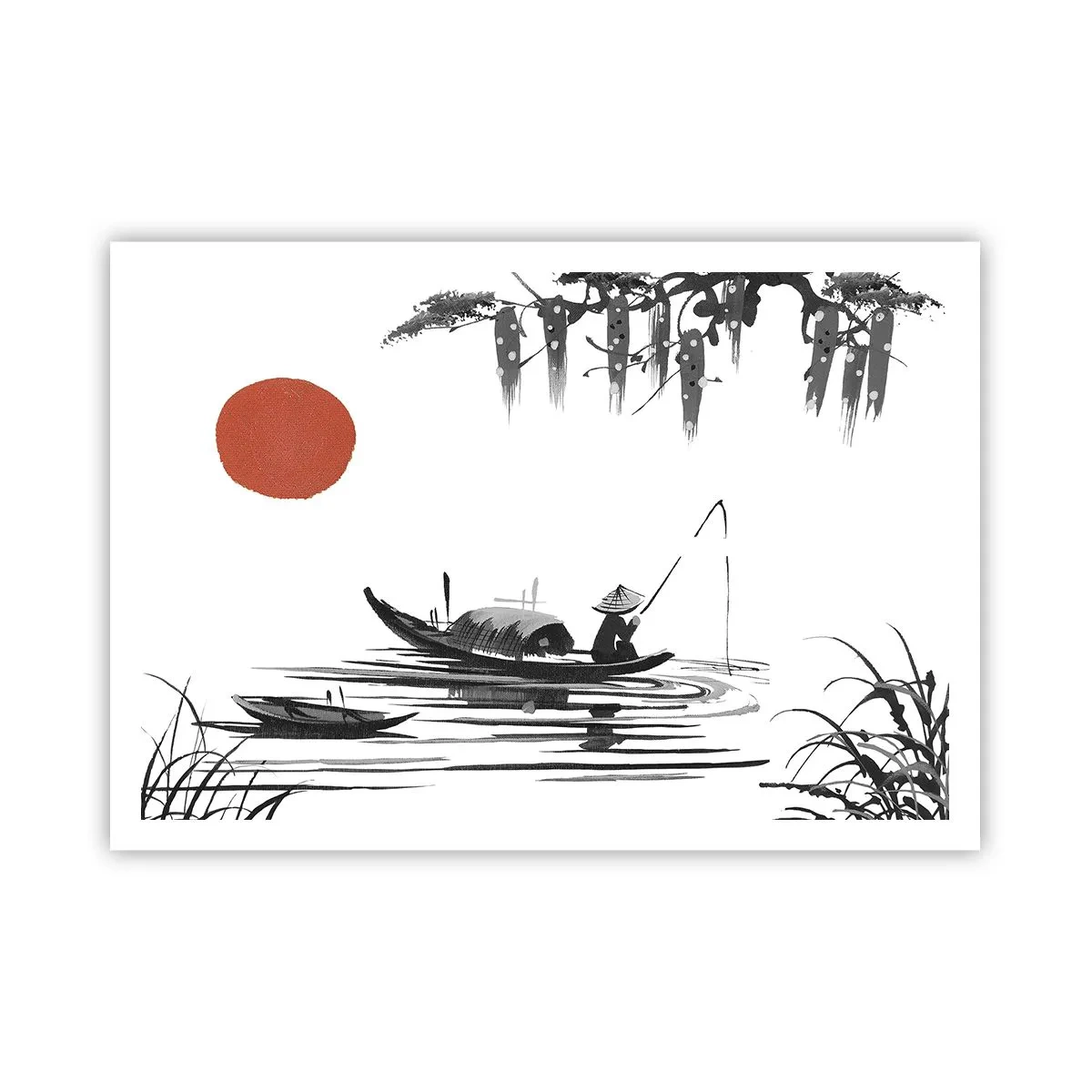 Plakát - Asijské odpoledne - 100x70 cm