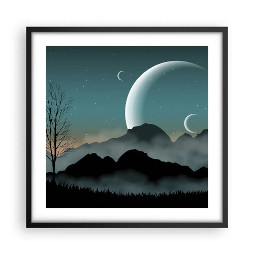 Plakát v černém rámu - Karneval hvězdné noci - 50x50 cm
