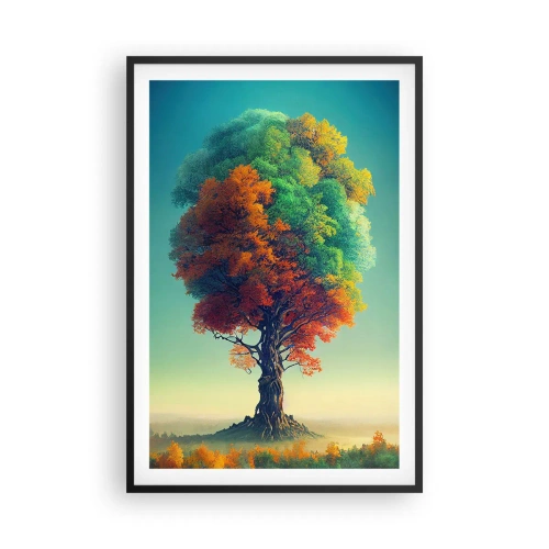 Plakát v černém rámu - Dub – otec přírody - 61x91 cm