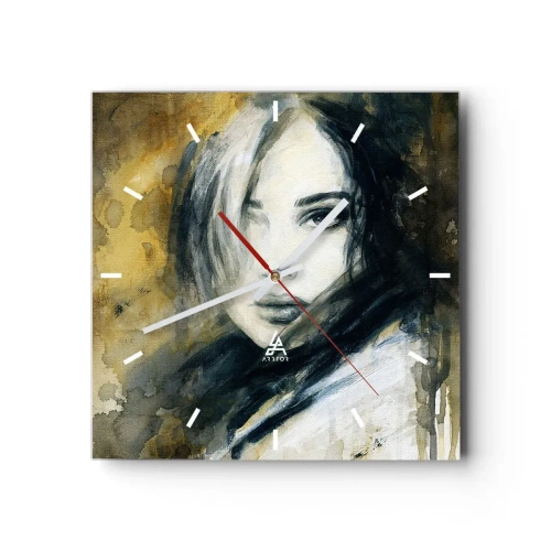 Nástěnné hodiny - více nevinná nebo smyslná? - 30x30 cm