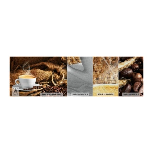 Vzor Fototapety Premium Sand - Vůně moka a hustota medové tekutiny - Gastronomie, Káva, šálek kávy - 100x30 cm