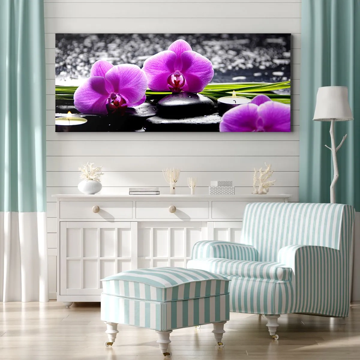 Obraz na plátně - Utonout v tichu a klidu - 100x40 cm