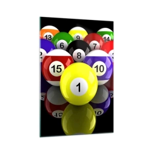 Obraz na skle - Různé barvy hry - 70x100 cm