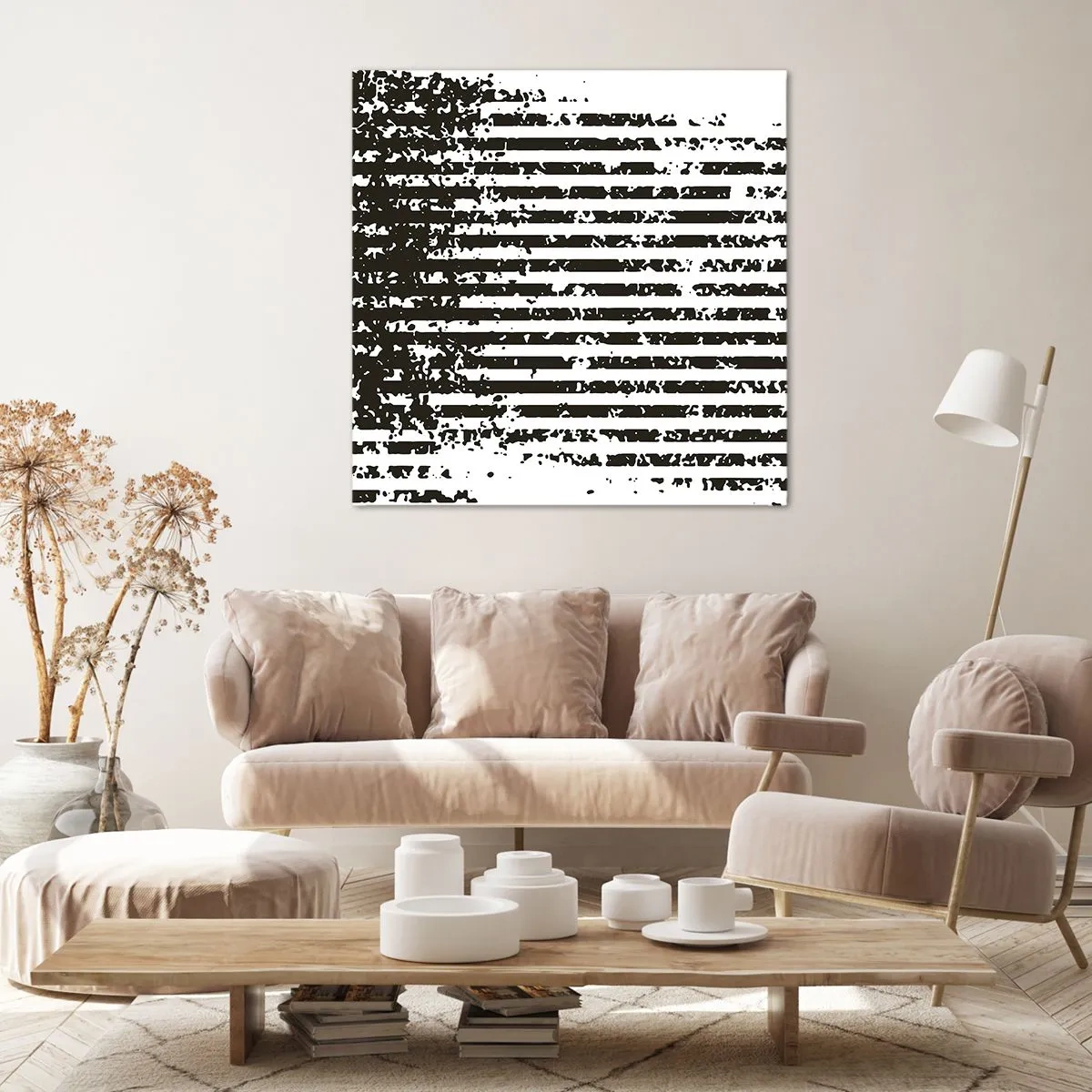 Obraz na plátně - Rytmus a šum - 40x40 cm