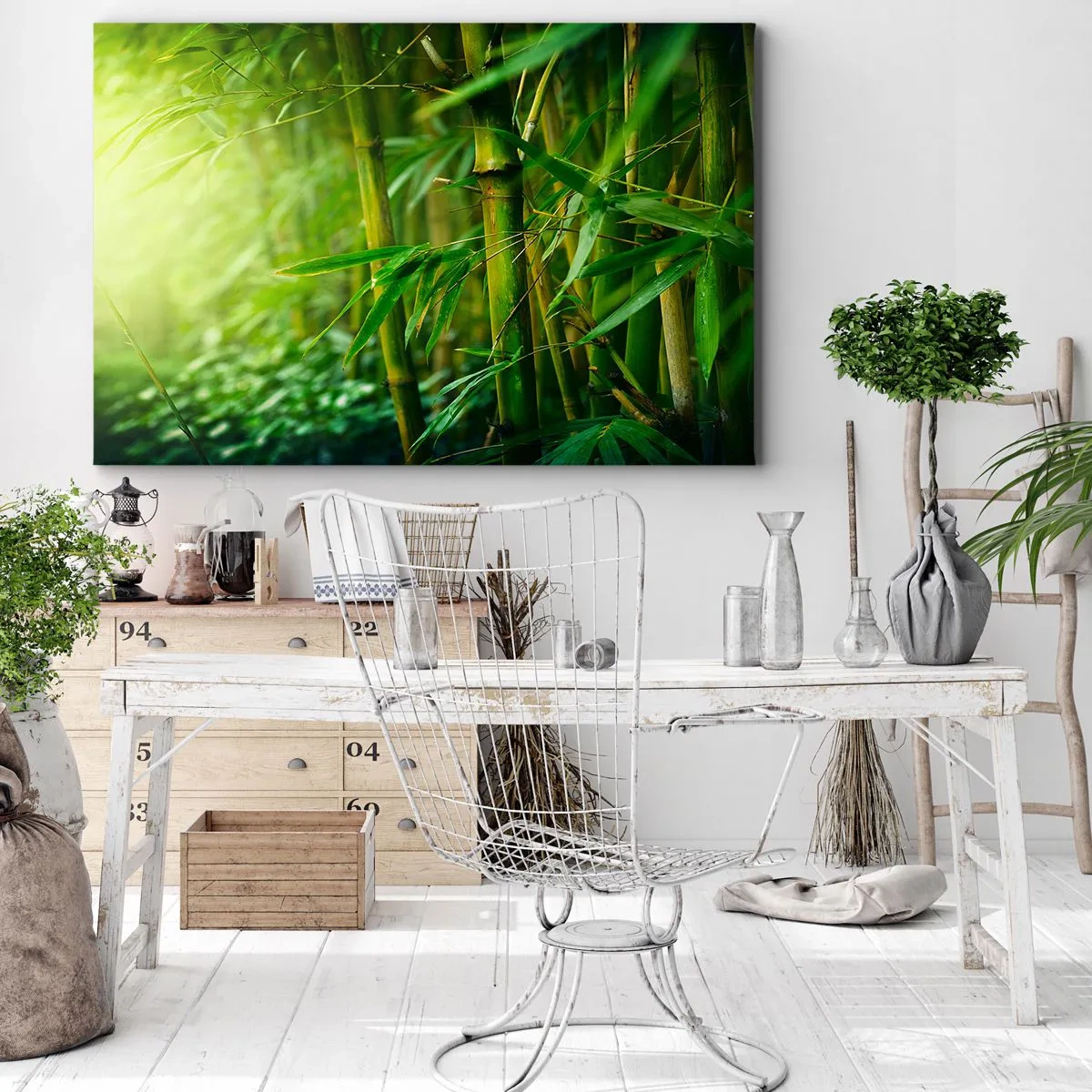 Obraz na plátně - Poznat samotnou zeleň - 70x50 cm