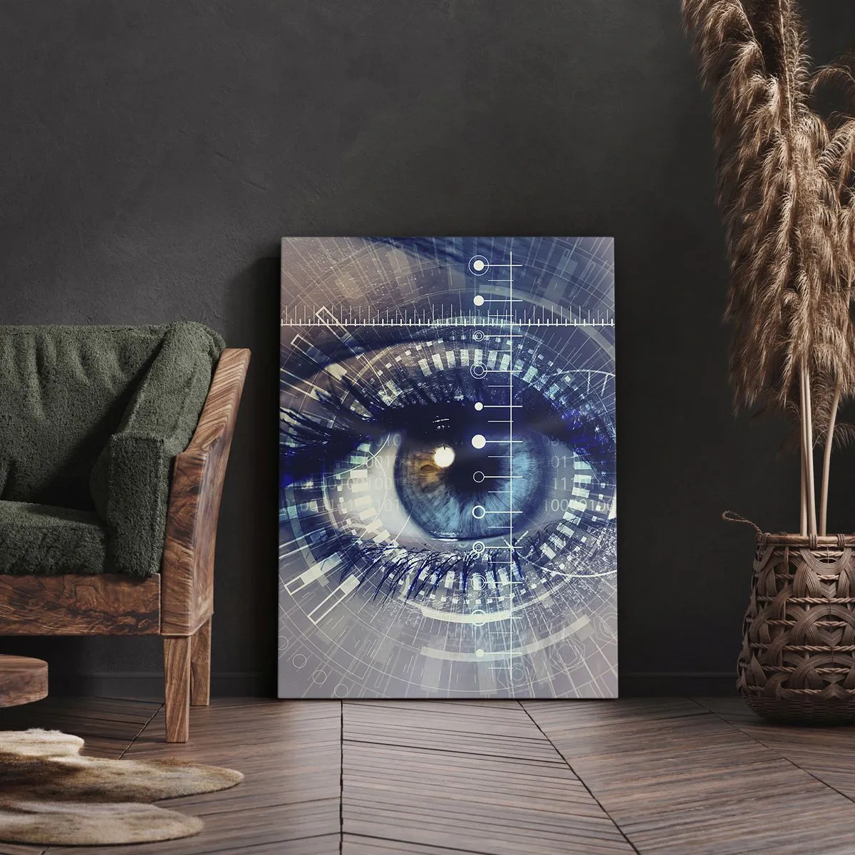 Obraz na plátně - Myslíš si, že mě znáš - 80x120 cm