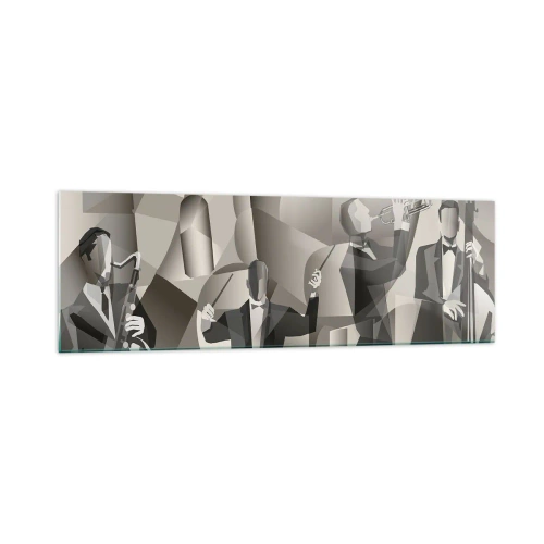 Obraz na skle - V prostoru zvuků - 160x50 cm