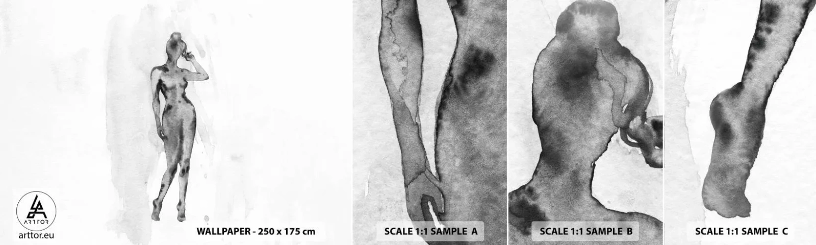 Fototapeta Vzorek Standard Eco - Studie o ideálu ženskosti - Žena, ženské tělo, Grafika - 100x30 cm