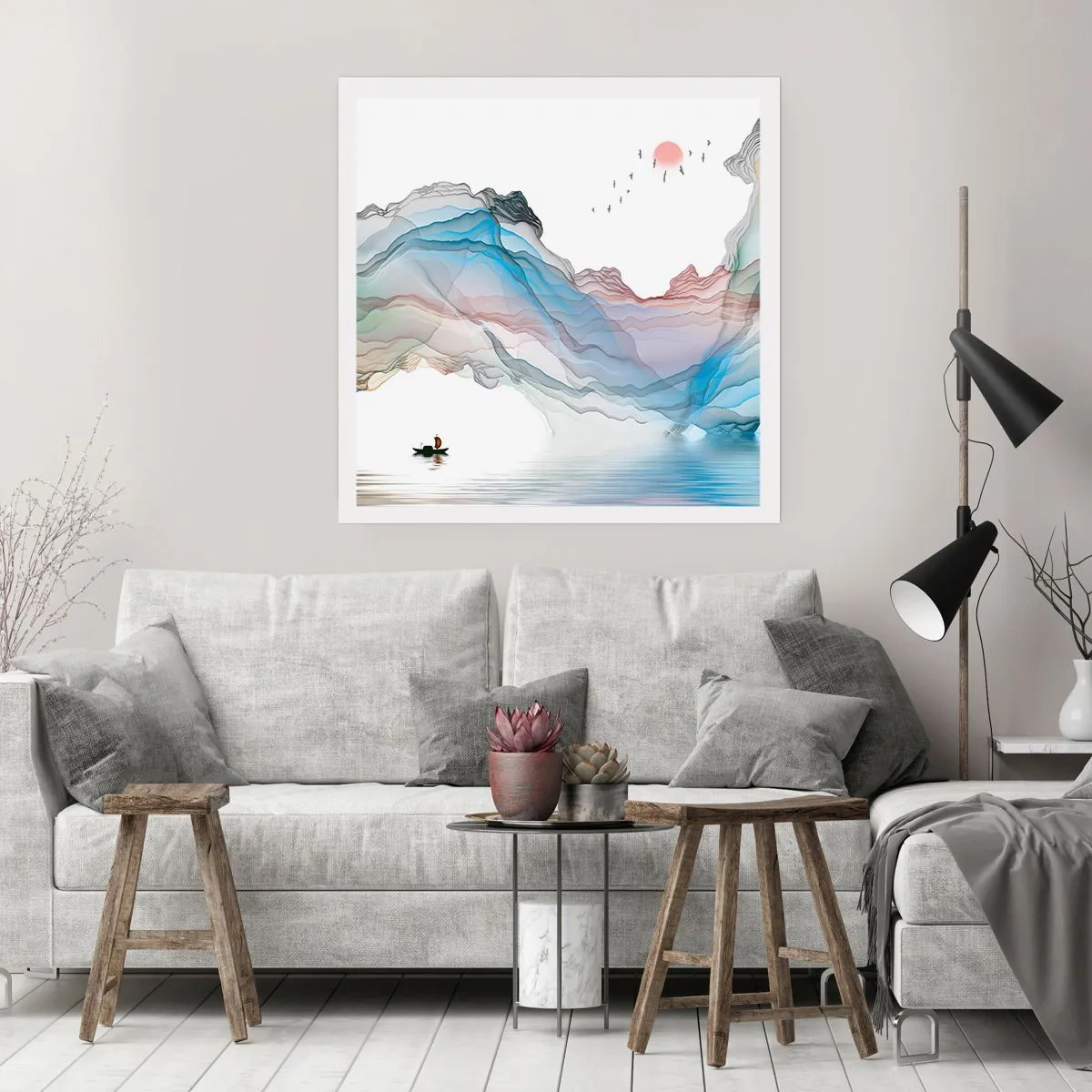 Plakát - Ke křišťálovým horám - 40x40 cm
