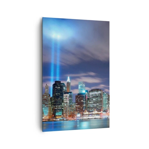 Obraz na plátně - Světlem dosáhnout nebe - 80x120 cm