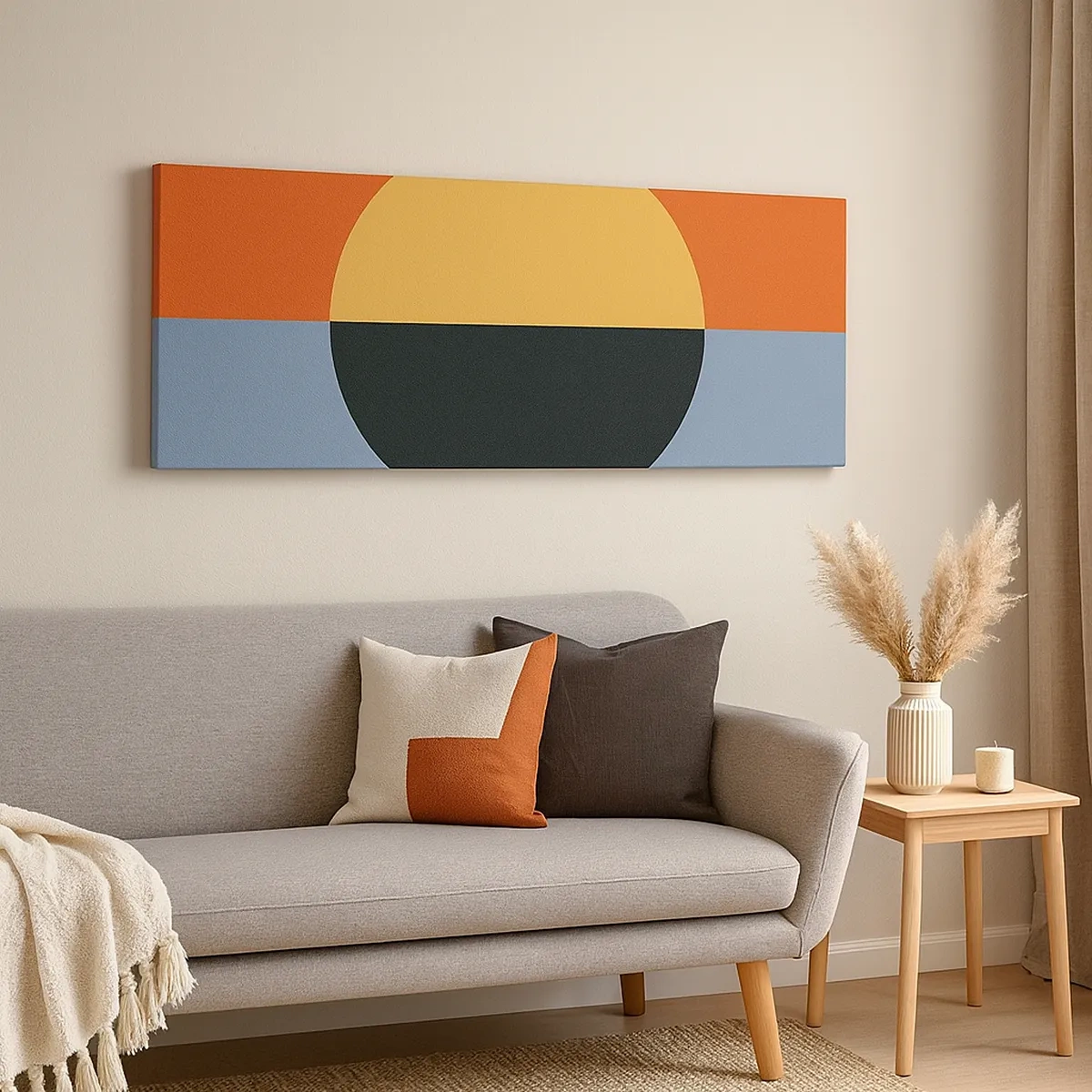 Obraz na plátně - Kompozice tepla a chladu - 30x30 cm