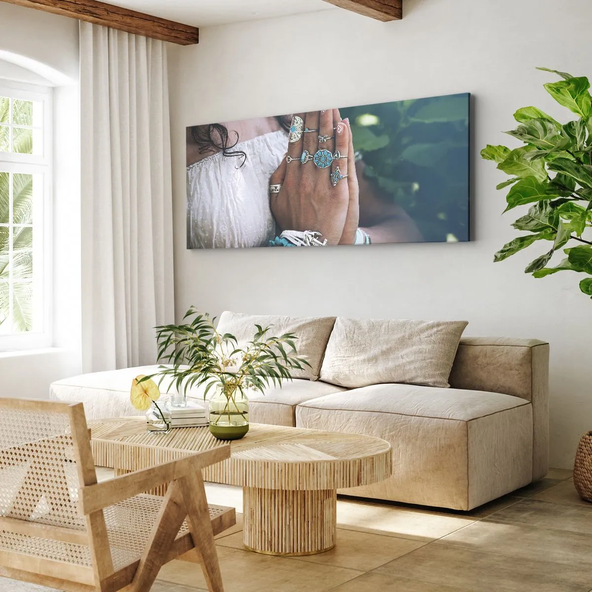 Obraz na plátně - Vítejte v centru bytí - 100x40 cm