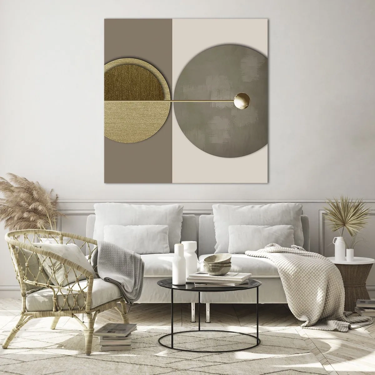 Obraz na skle - Dokonalá rovnováha - 30x30 cm