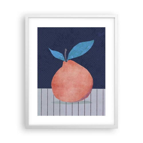 Plakát v bílém rámu - Konvexita a rovina - 40x50 cm