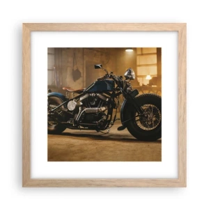 Plakát v rámu světlý dub - Mohu všechno - 30x30 cm