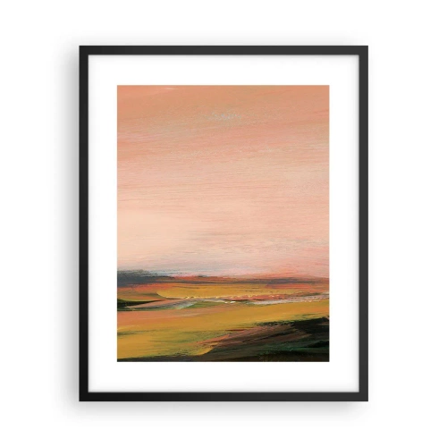 Plakát v černém rámu - V růžových tónech - 40x50 cm