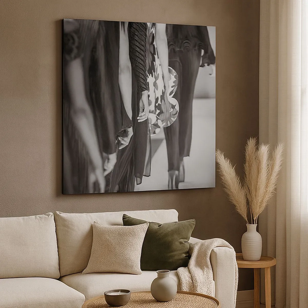 Obraz na plátně - Stylový průvod - 30x30 cm