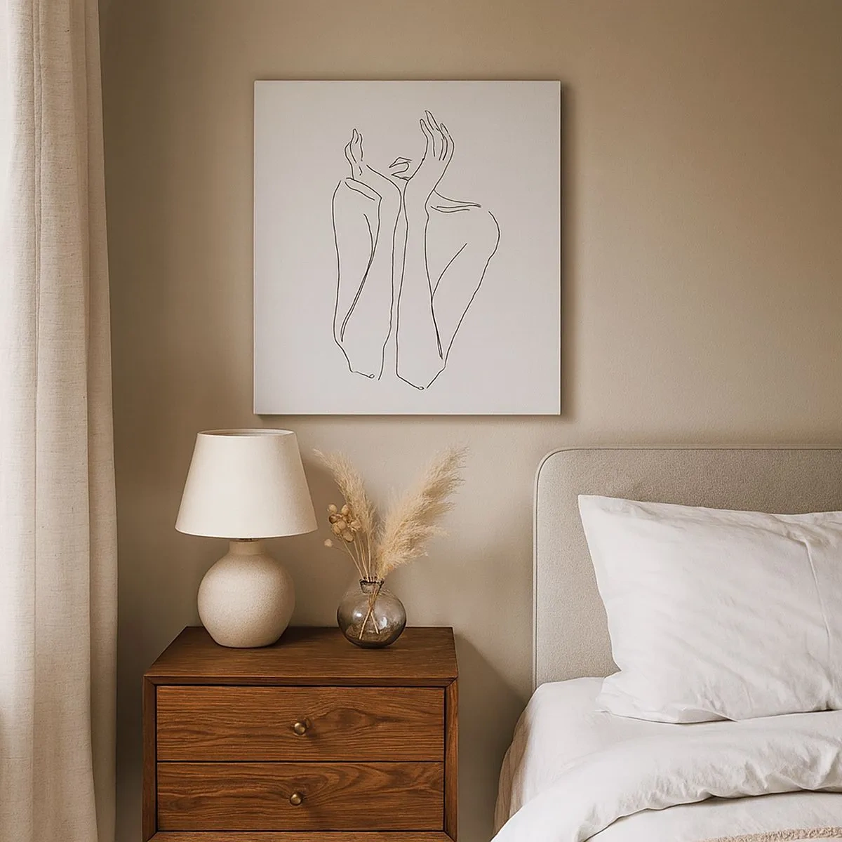 Obraz na plátně - O čem sní dívky - 30x30 cm